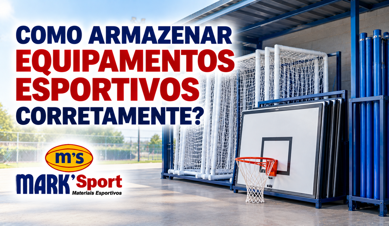 Como armazenar equipamentos esportivos corretamente?