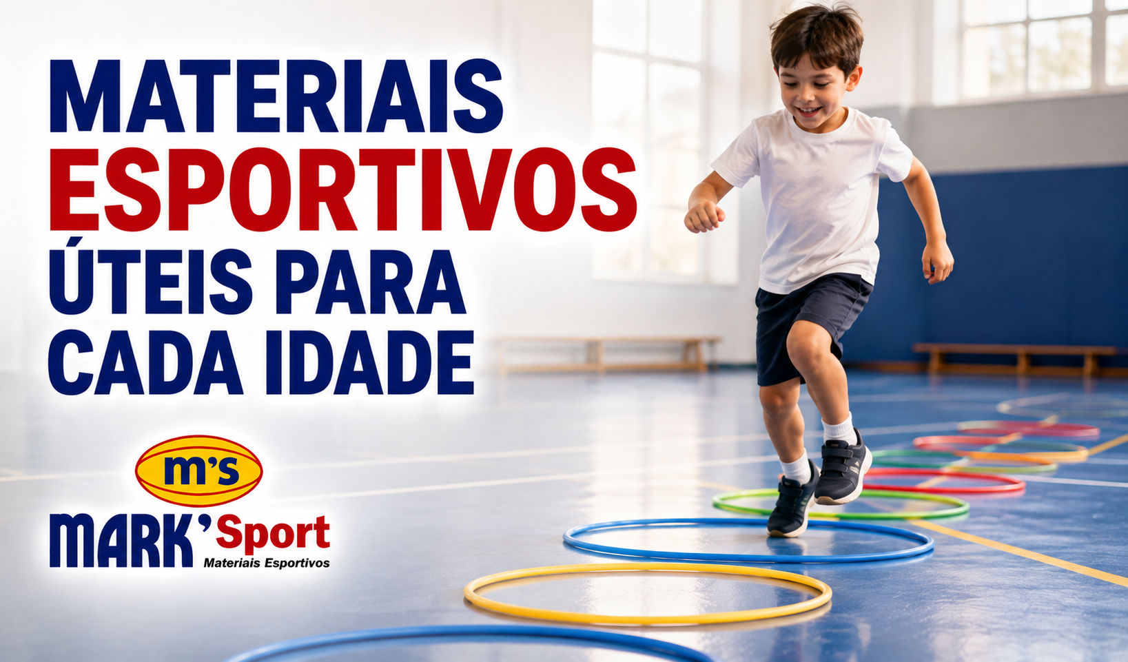 Materiais esportivos úteis para cada idade